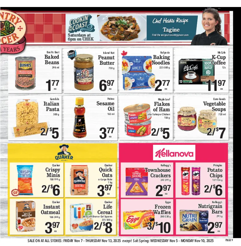 Country Grocer Sales from November 7 to November 13 2025 - flyer page 9