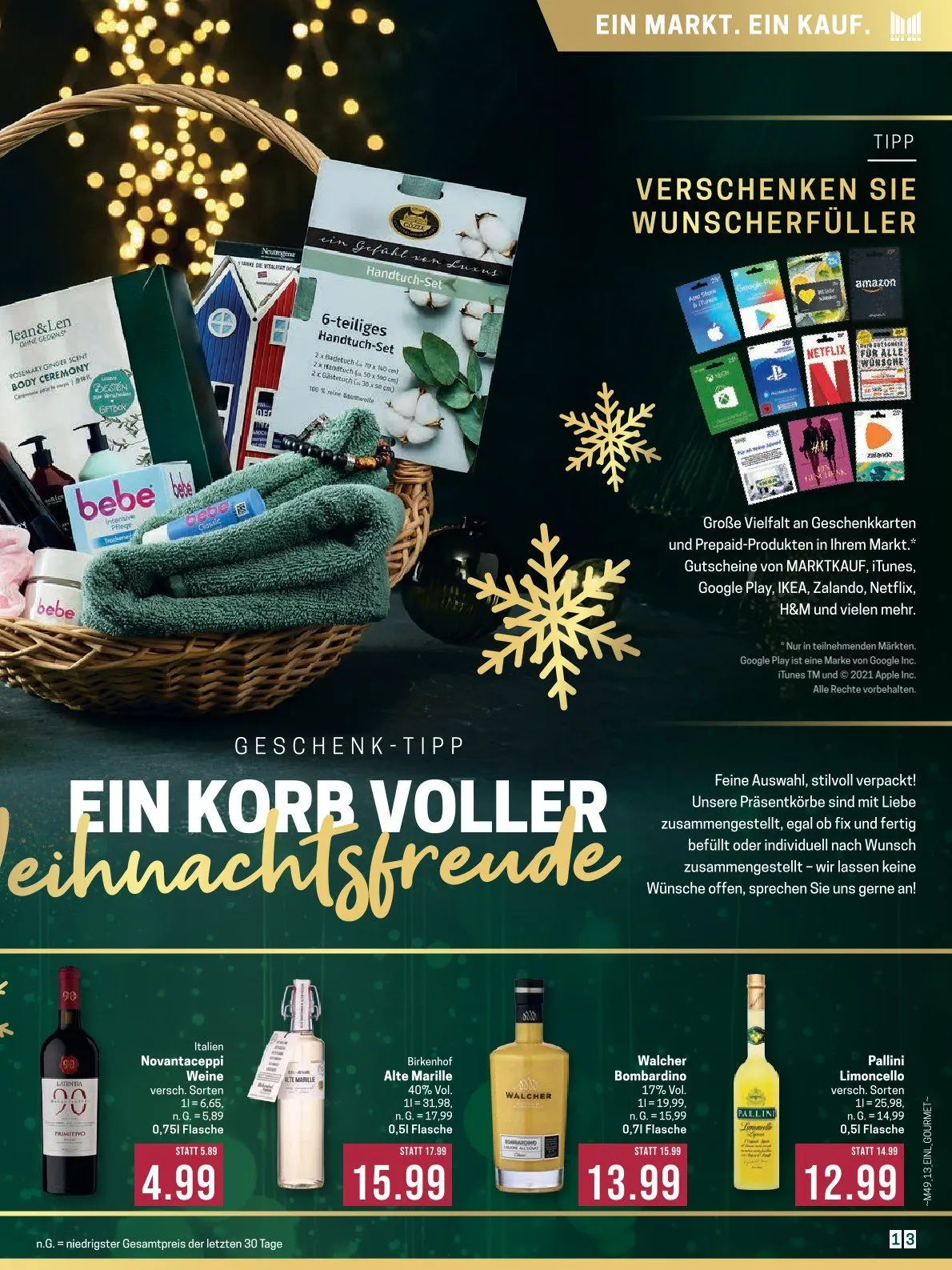 Marktkauf  von 1. Dezember bis 3. Januar 2026 - Prospekt seite 13