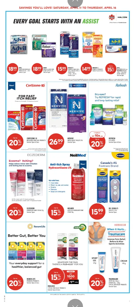 Shoppers Drug Mart Sales from April 11 to April 16 2026 - flyer page 13