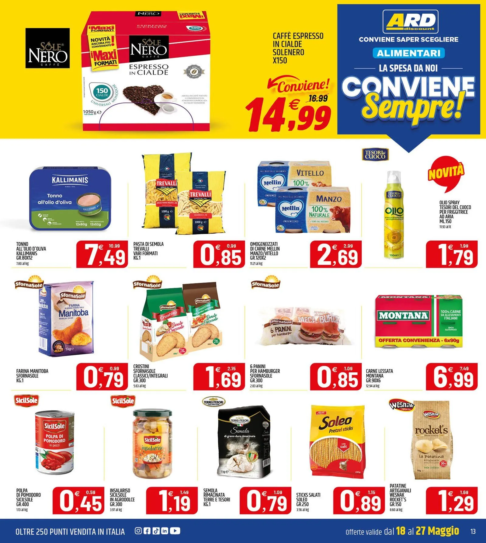  Volantini ARD Discount da 18 maggio a 27 maggio di 2026 - Pagina del volantino 13