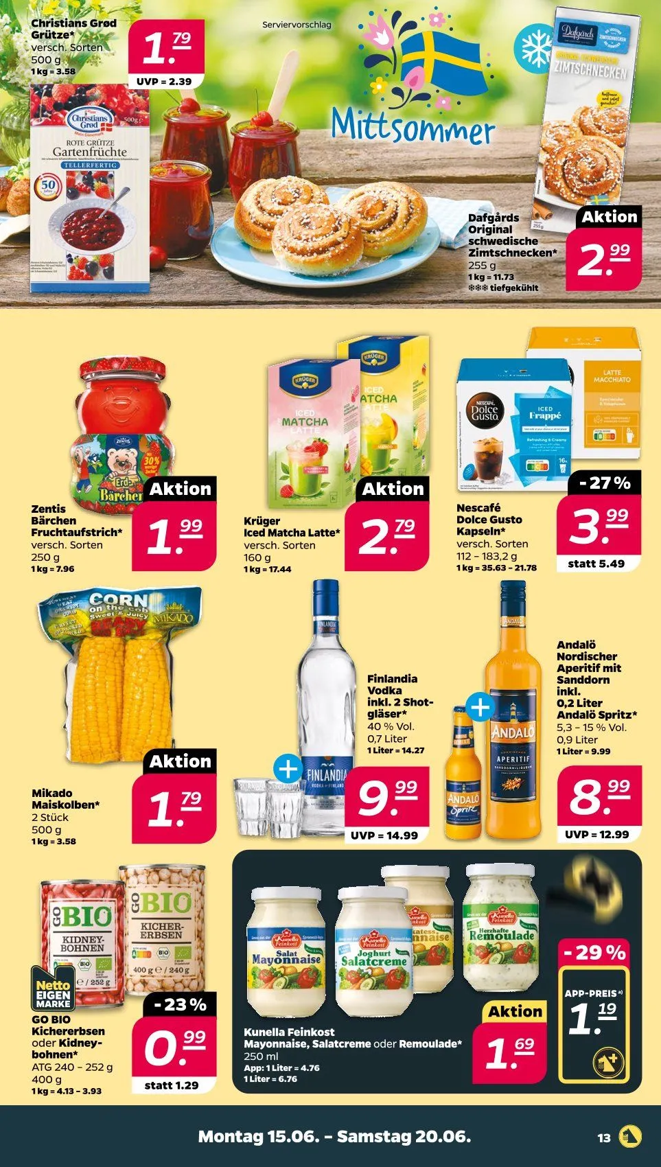  Netto Prospekte  von 15. Juni bis 20. Juni 2026 - Prospekt seite 13