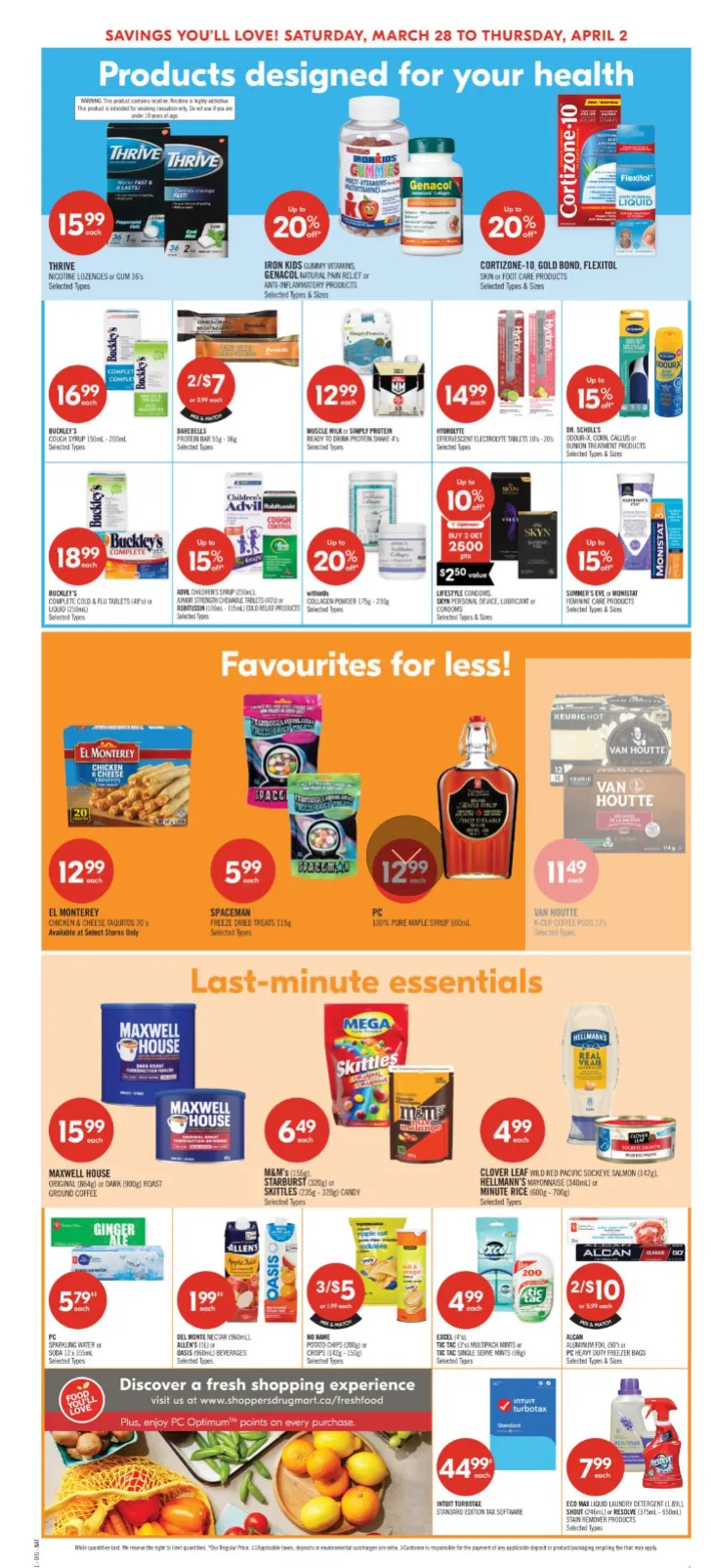 Shoppers Drug Mart Sales from March 28 to April 2 2026 - flyer page 13