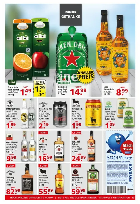 Multi Markt Prospekte von 20. April bis 25. April 2026 - Prospekt seite 13