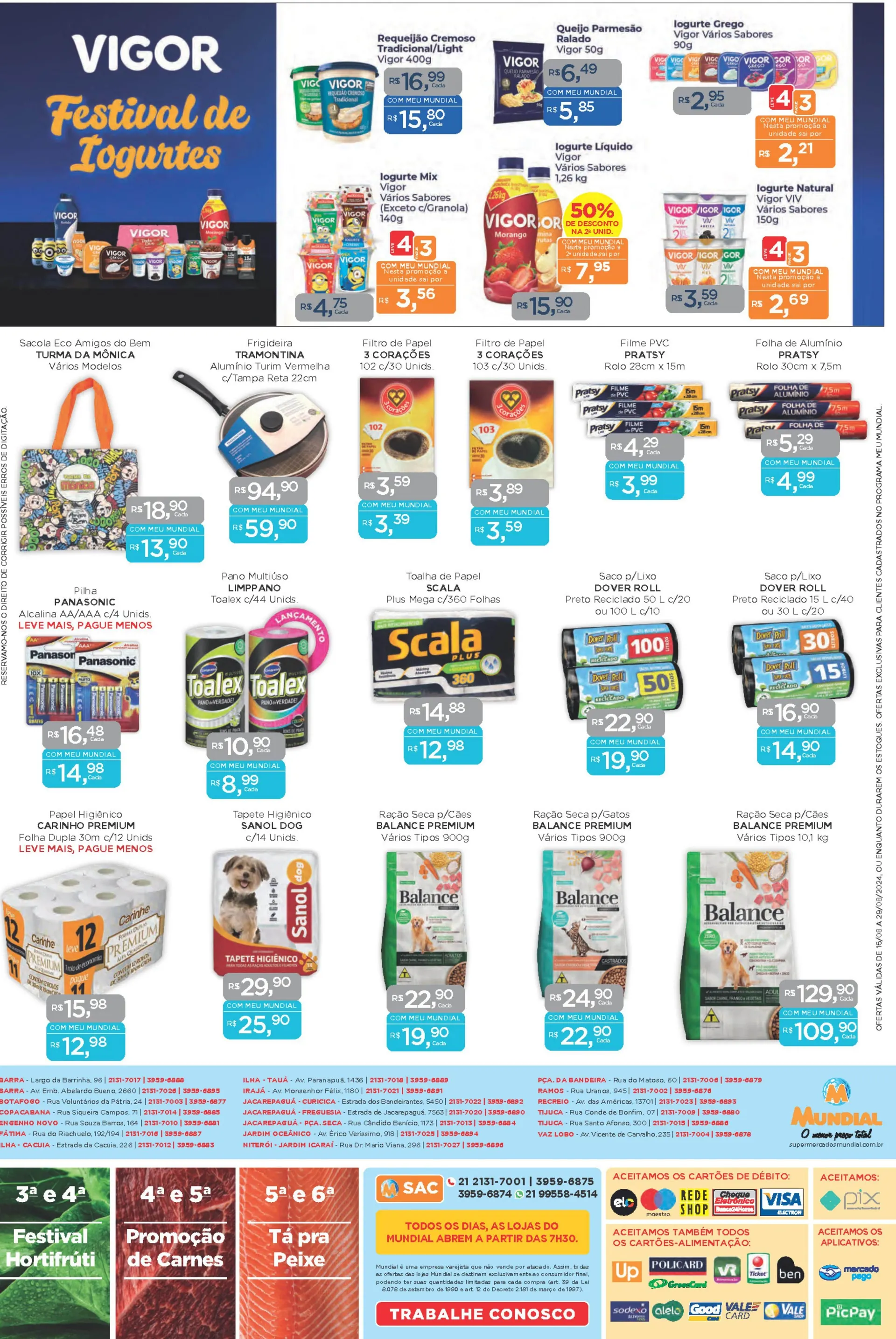 Encarte de Ofertas Supermercados Mundial 16 de agosto até 29 de agosto 2024 - Pagina 11