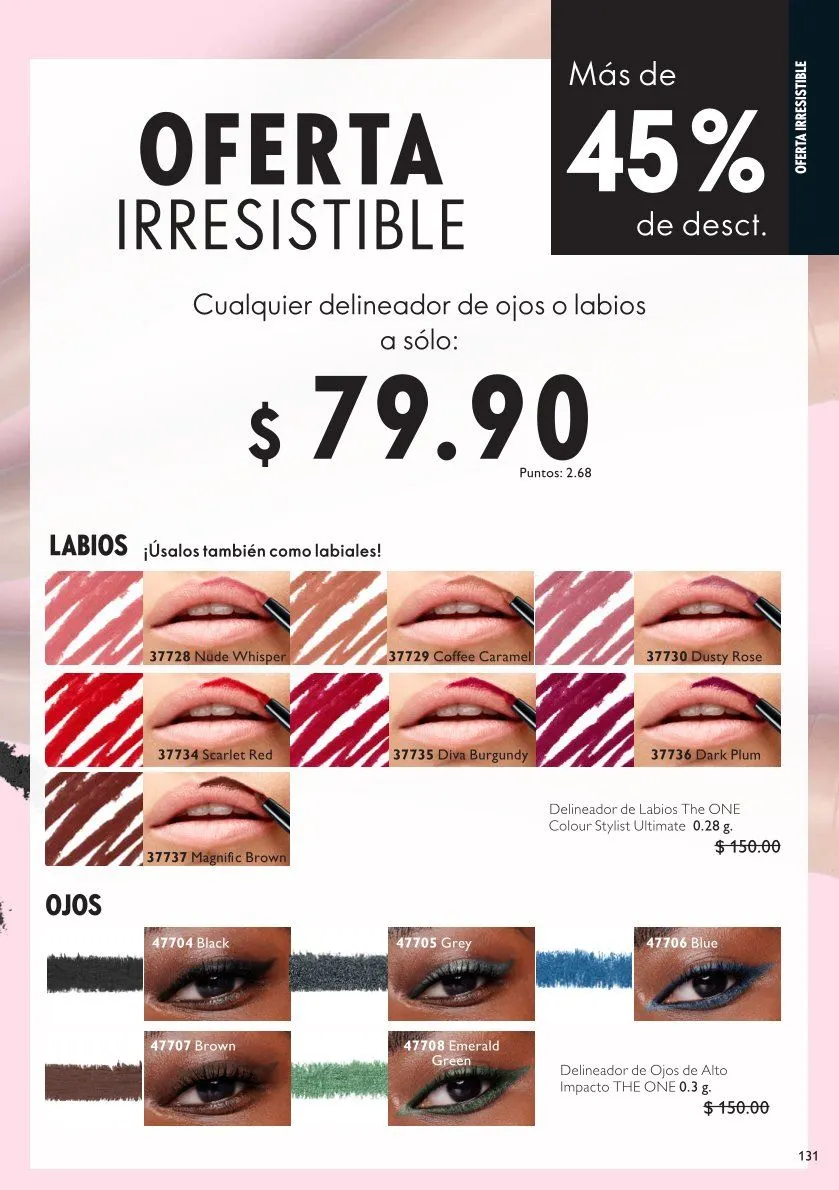 Catálogo de  Oriflame Ofertas 20 de junio al 10 de julio 2026 - Pagina 131