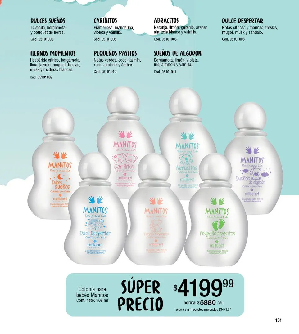 Ofertas de Catalogo Millanel 20 de octubre al 10 de noviembre 2025 - Página 131 del catálogo