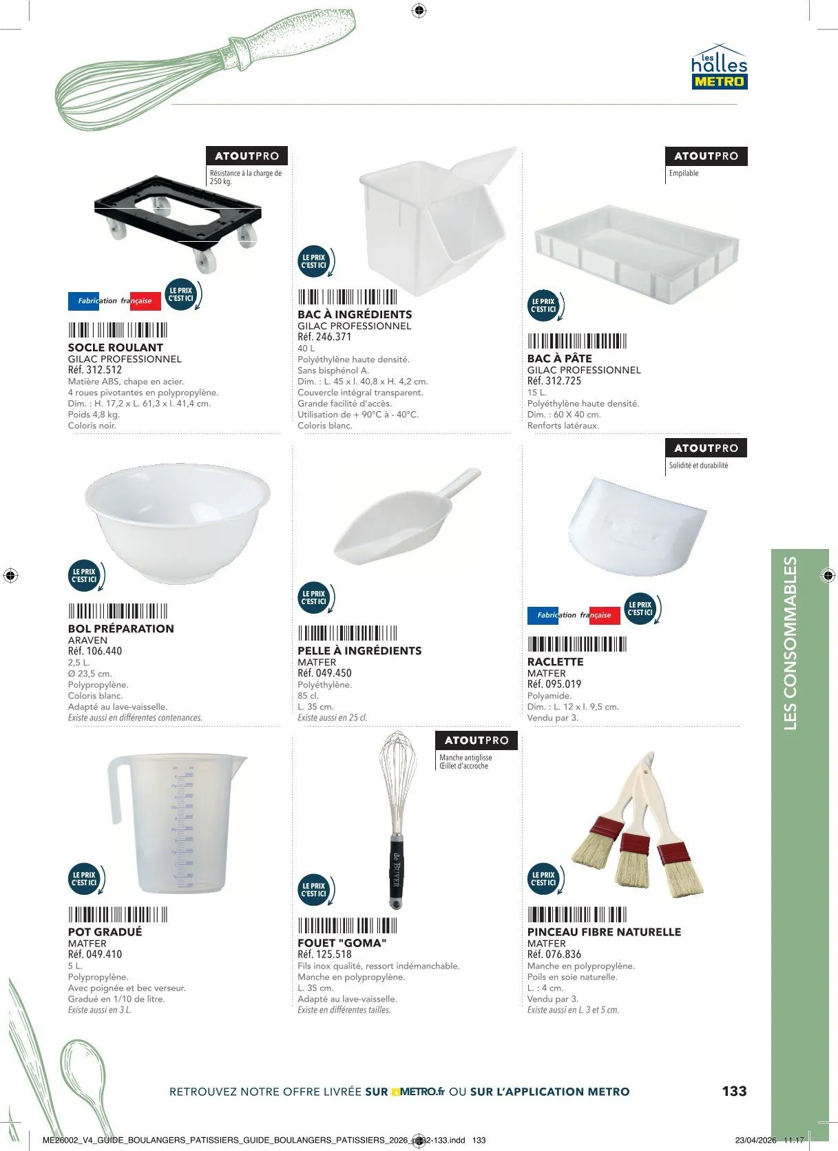 CATALOGUE du 29 avril au 31 mai 2026 - Catalogue page 133