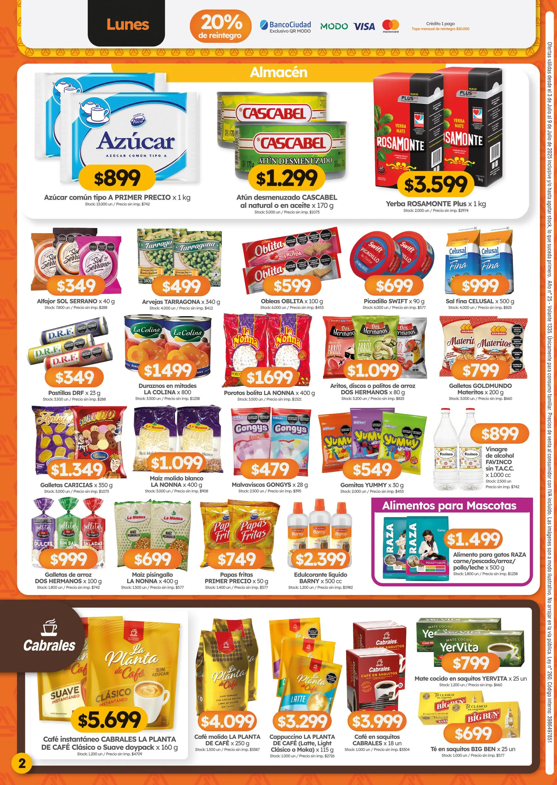 Ofertas de Ofertas Cordiez 3 de julio al 9 de julio 2025 - Página 2 del catálogo