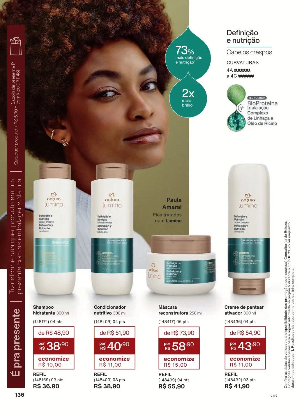Encarte de Natura Ofertas 1 de outubro até 31 de outubro 2025 - Pagina 136