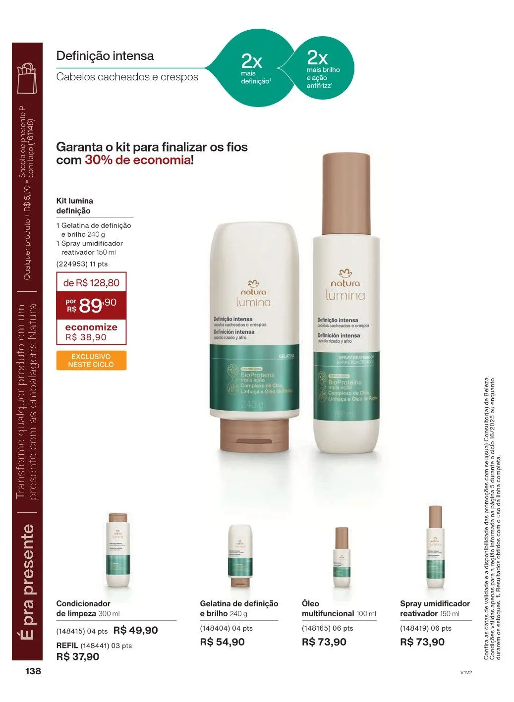 Encarte de Natura Ofertas 1 de outubro até 31 de outubro 2025 - Pagina 138
