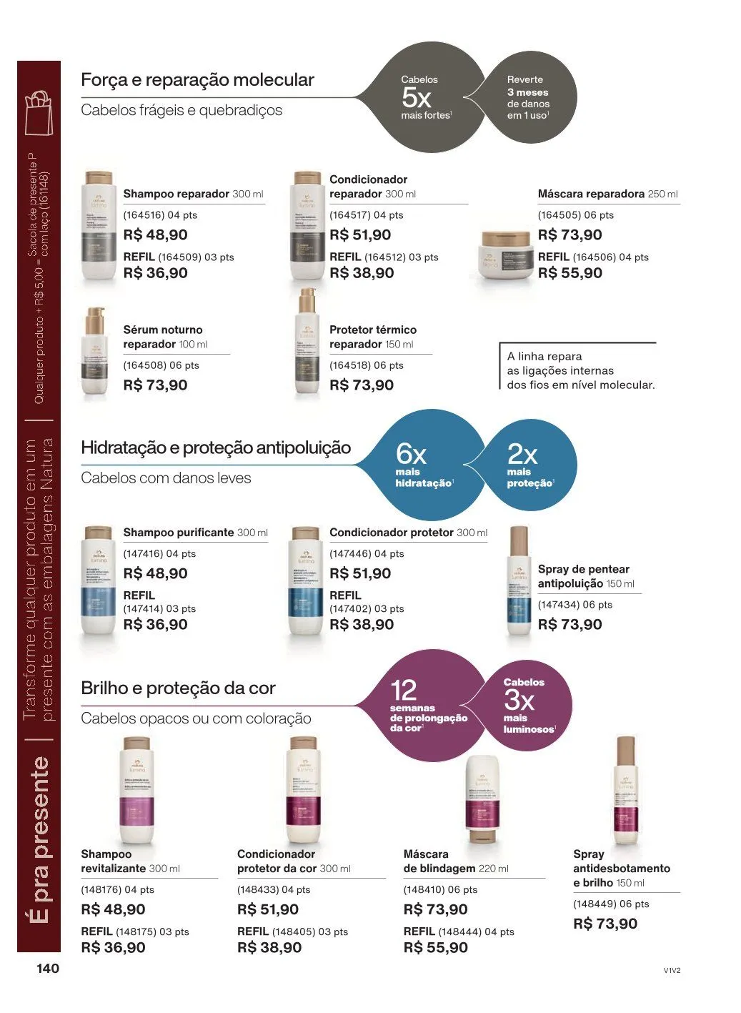 Encarte de Natura Ofertas 1 de outubro até 31 de outubro 2025 - Pagina 140