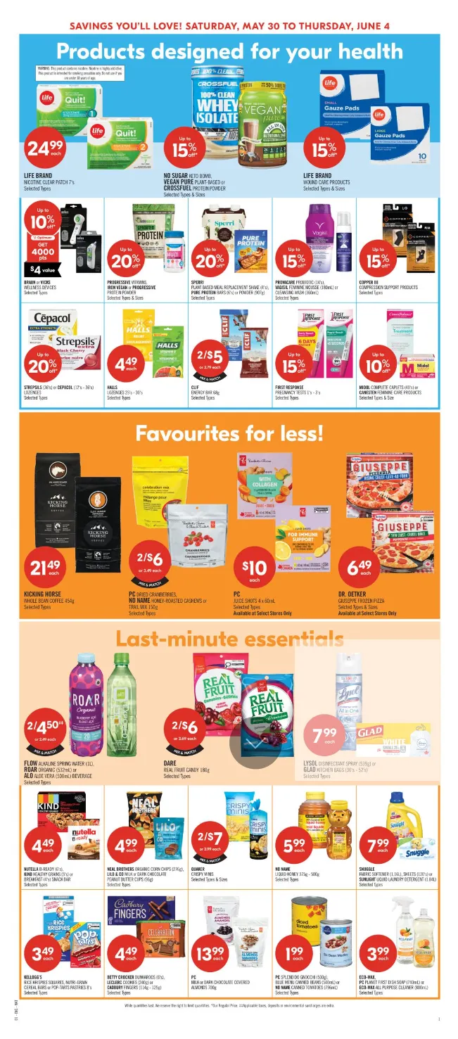 Shoppers Drug Mart Sales from May 30 to June 4 2026 - flyer page 14