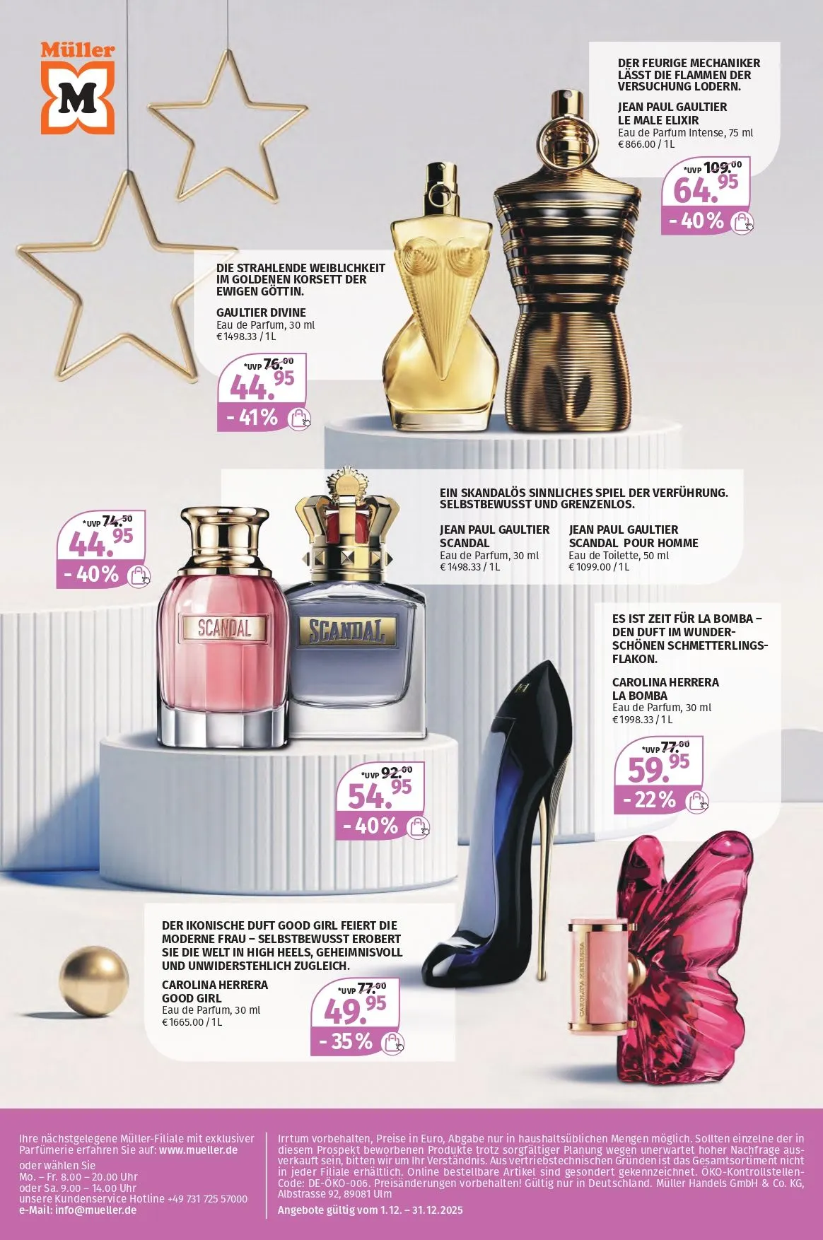 Müller Angebote von 1. Dezember bis 31. Dezember 2025 - Prospekt seite 14