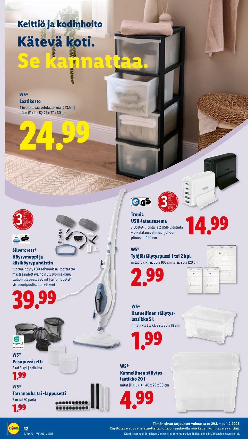 Kaupan Lidl uusimmat tarjoukset voimassa alkaen 29. tammikuuta - 1. helmikuuta 2026 - Tarjouslehti sivu 14