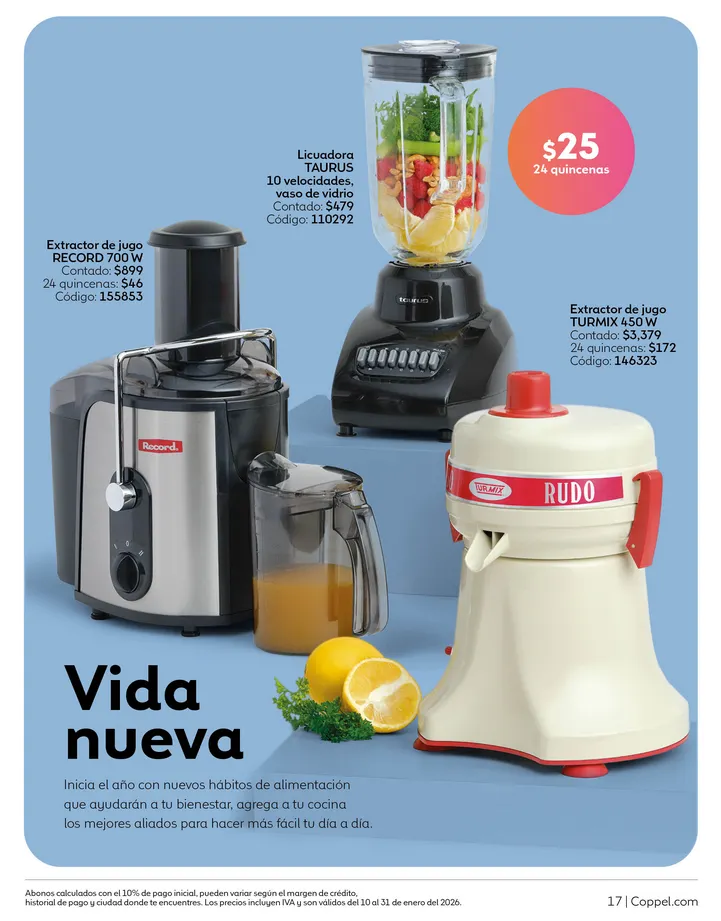 Ofertas de Ofertas Coppel  10 de enero al 31 de enero 2026 - Página 14 del catálogo