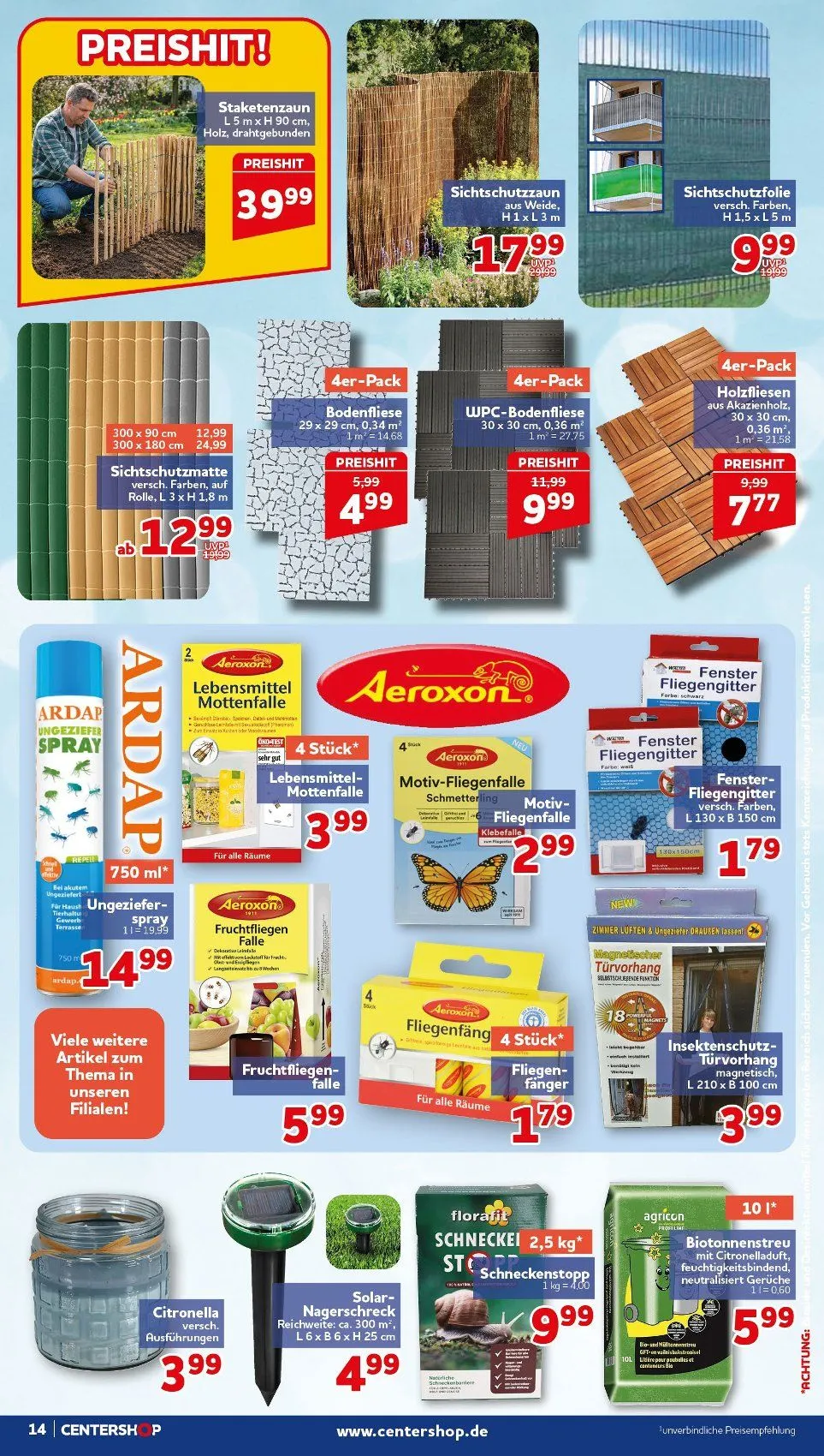 CENTERSHOP Angebote von 15. Juni bis 20. Juni 2026 - Prospekt seite 14