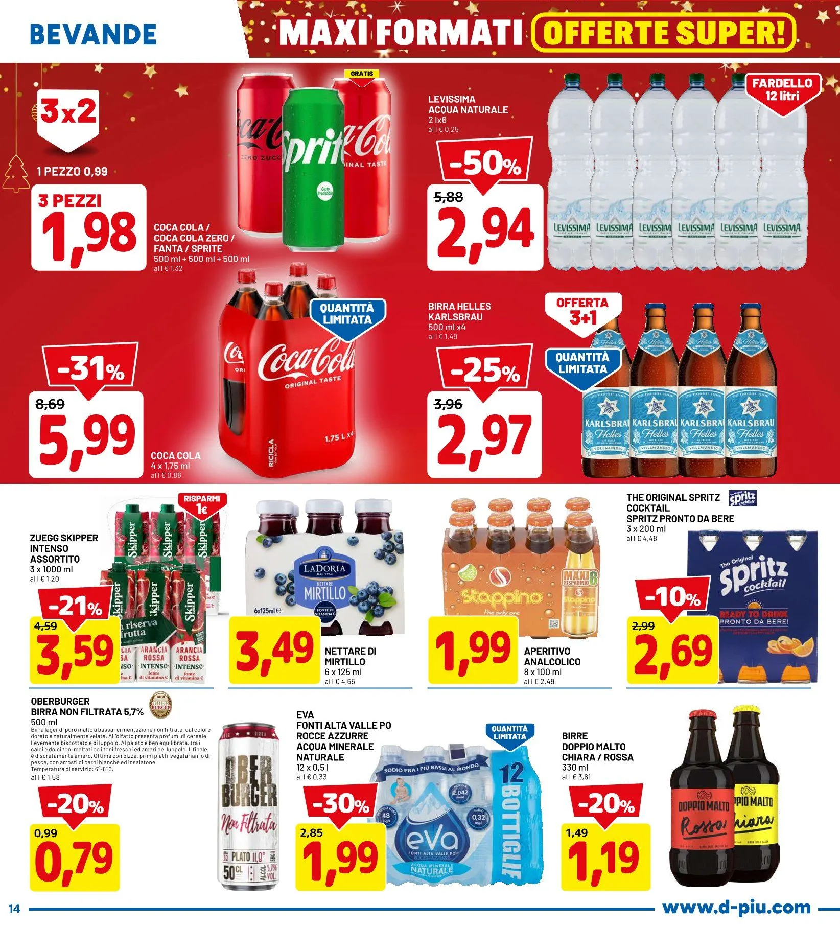  D Più Volantino da 11 dicembre a 21 dicembre di 2025 - Pagina del volantino 14