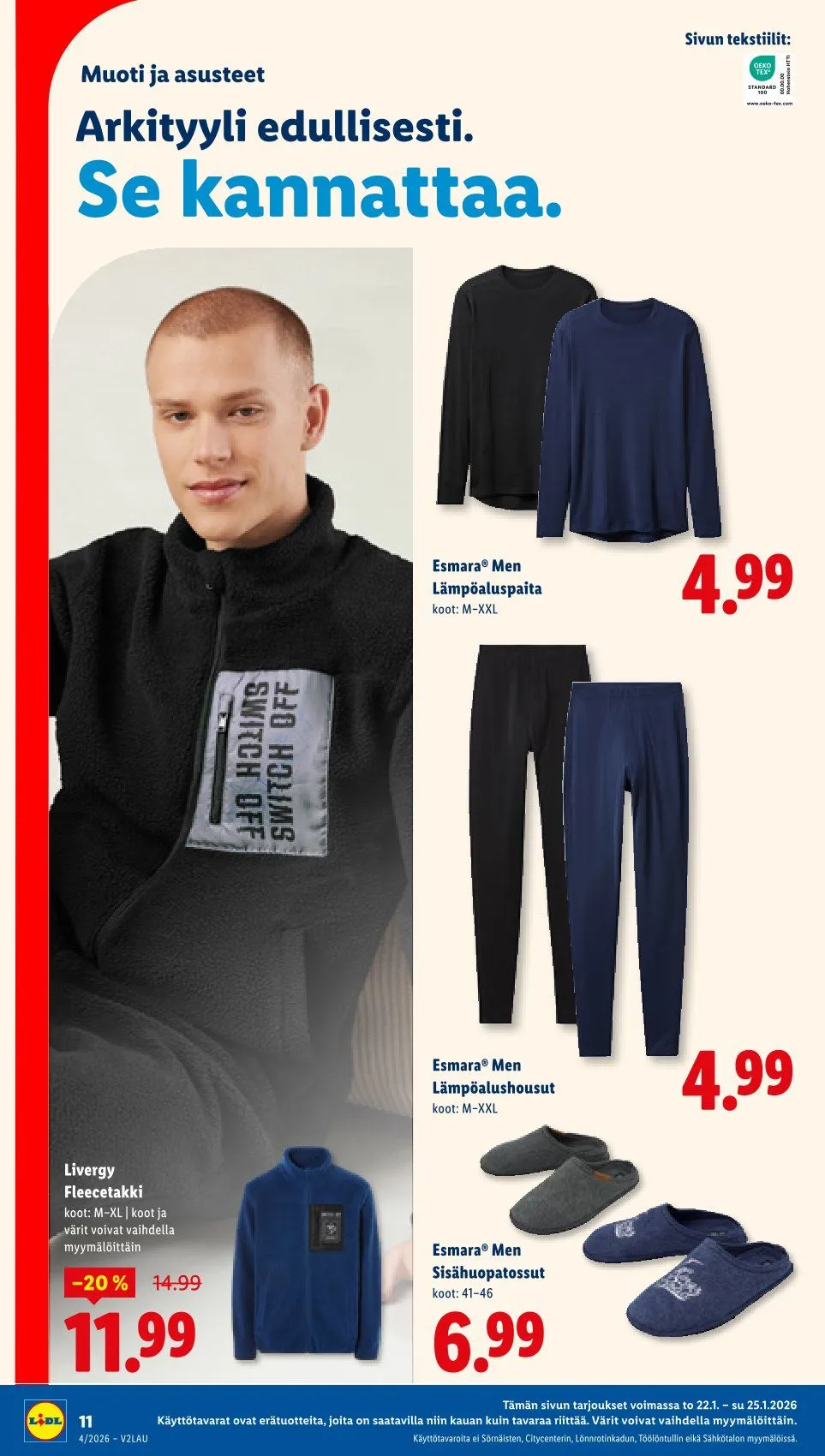 Lidl  Kaupan  tarjoukset voimassa alkaen 22. tammikuuta - 25. tammikuuta 2026 - Tarjouslehti sivu 14