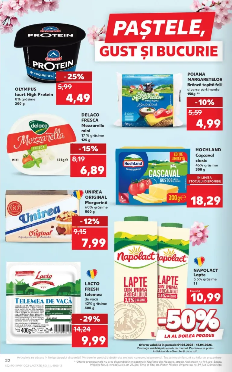 Catalog Kaufland de la 1 aprilie până la 7 aprilie 2026 - Revista Pagina 14