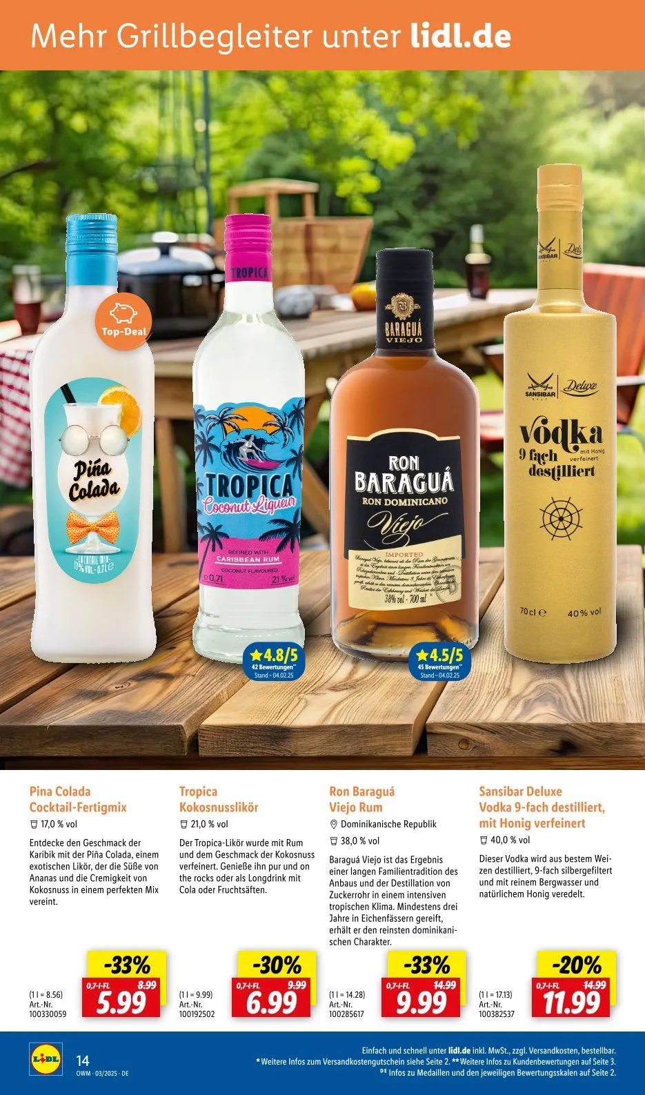 Lidl Prospekt von 5. März bis 31. März 2025 - Prospekt seite 14