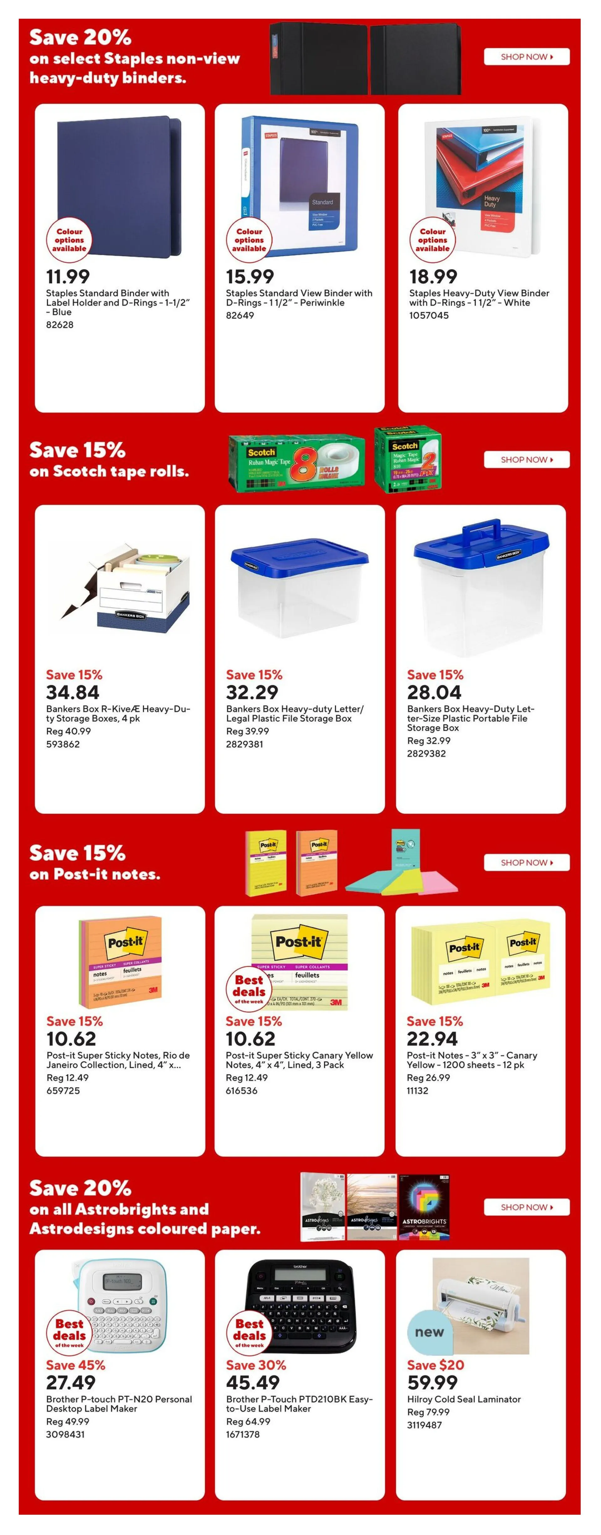 Staples Sales from April 27 to April 30 2026 - flyer page 15