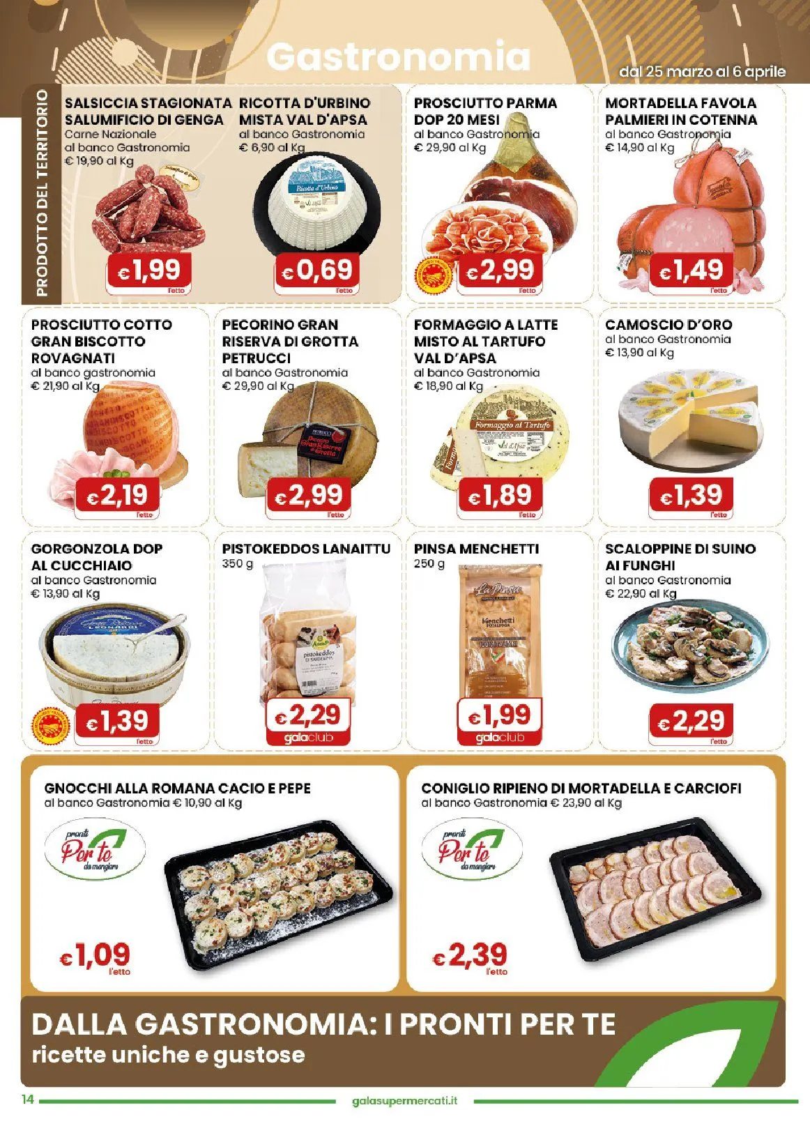 Volantini Gala Supermercati da 25 marzo a 6 aprile di 2026 - Pagina del volantino 14