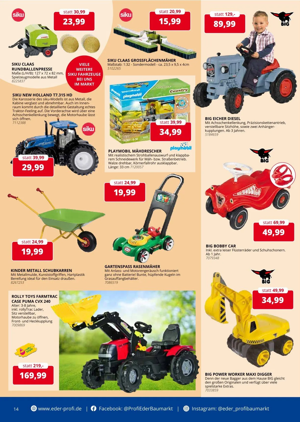Eder Profi Prospekte von 16. April bis 22. April 2025 - Prospekt seite 14