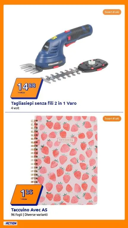 Action Volantino da 9 aprile a 15 aprile di 2025 - Pagina del volantino 14