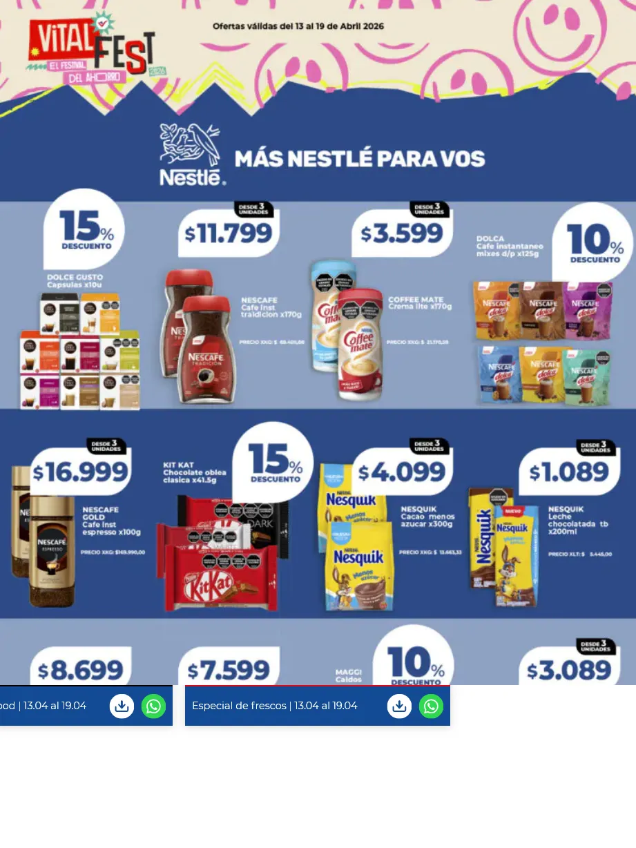 Ofertas de Ofertas Vital  13 de abril al 19 de abril 2026 - Página 22 del catálogo