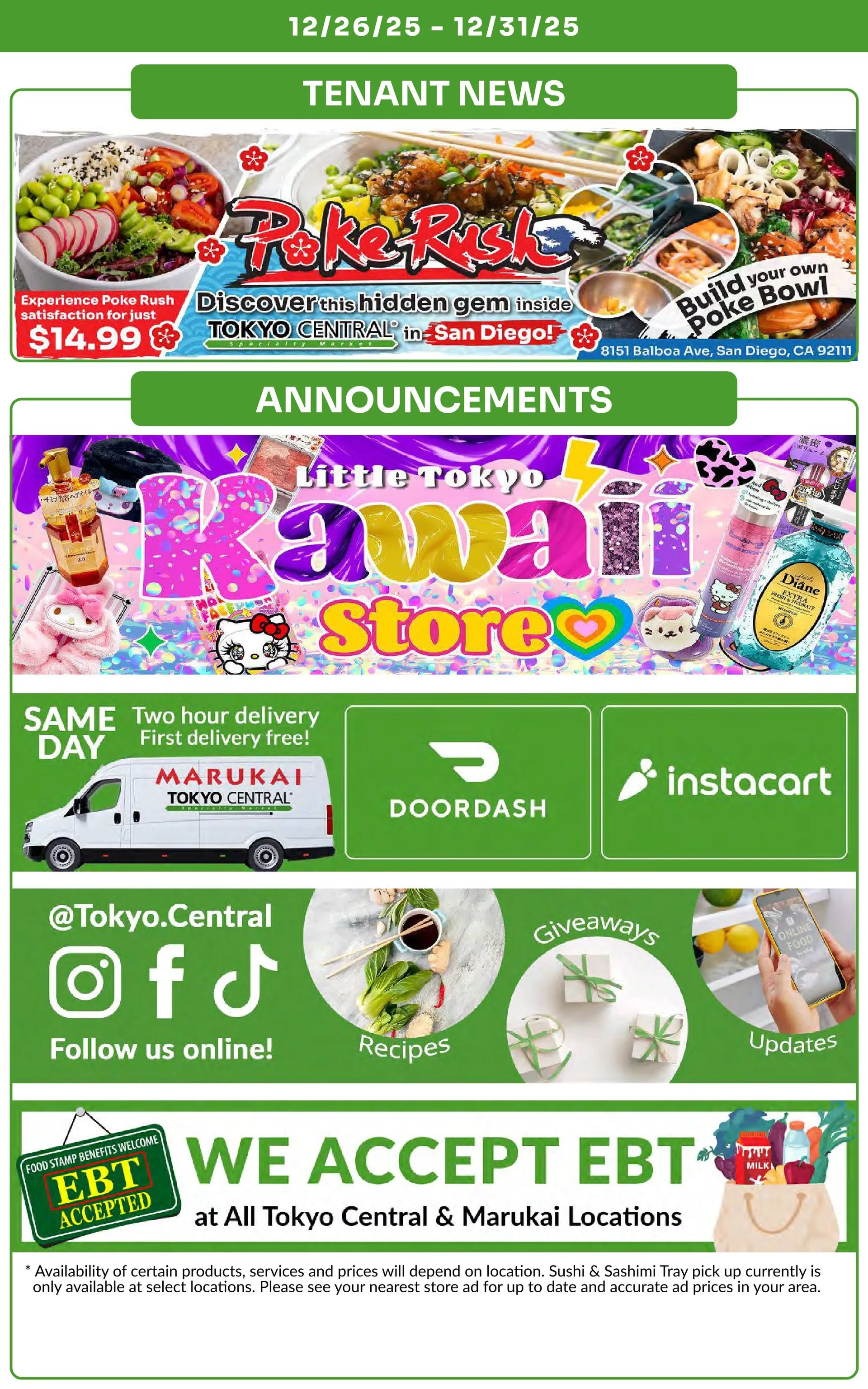 Weekly ad Tokyo Central Specialty Market Sales from December 26 to December 31 2025 - Page 14