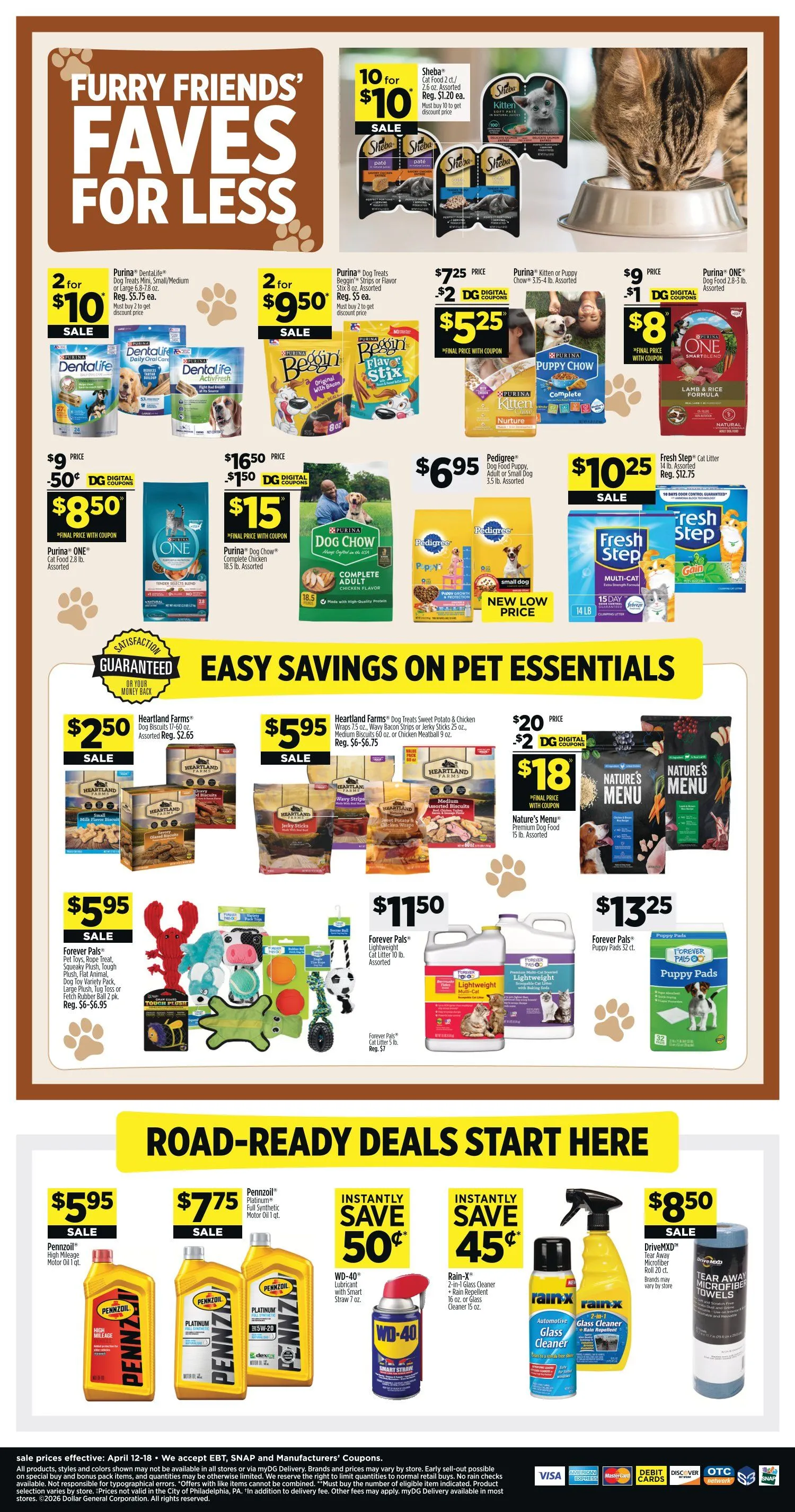 Weekly promotion Dollar General Sales spanning from April 12 to April 18 2026 - Page 14 for Catalogue 365