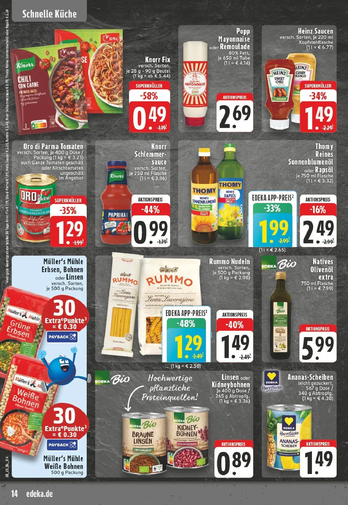 Edeka Angebote von 7. Juli bis 12. Juli 2025 - Prospekt seite 14
