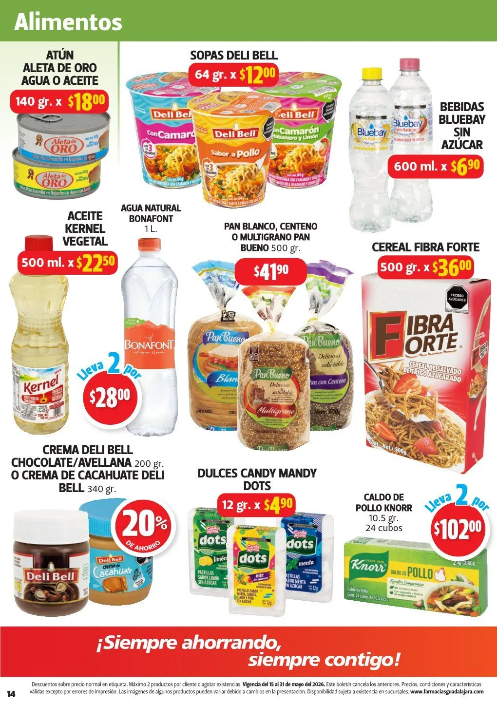 Catálogo de Ofertas Farmacia Guadalajara 15 de mayo al 31 de mayo 2026 - Pagina 14