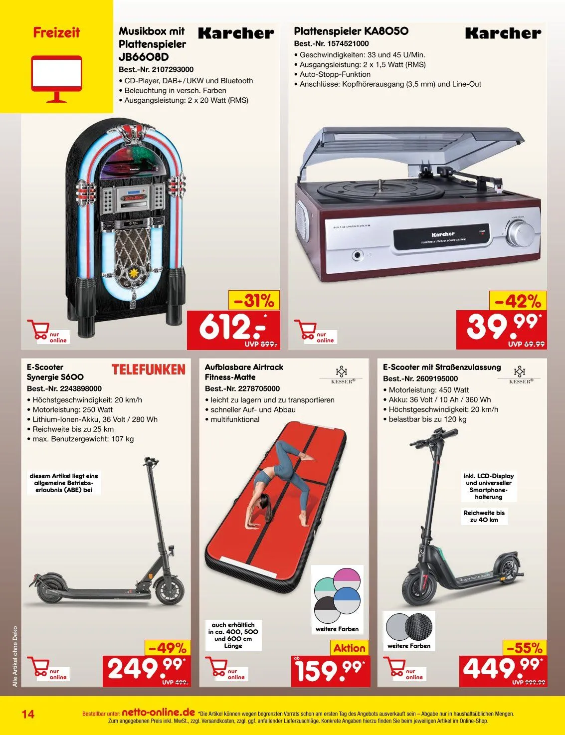 Netto Marken-Discount Angebote von 1. November bis 30. November 2025 - Prospekt seite 14