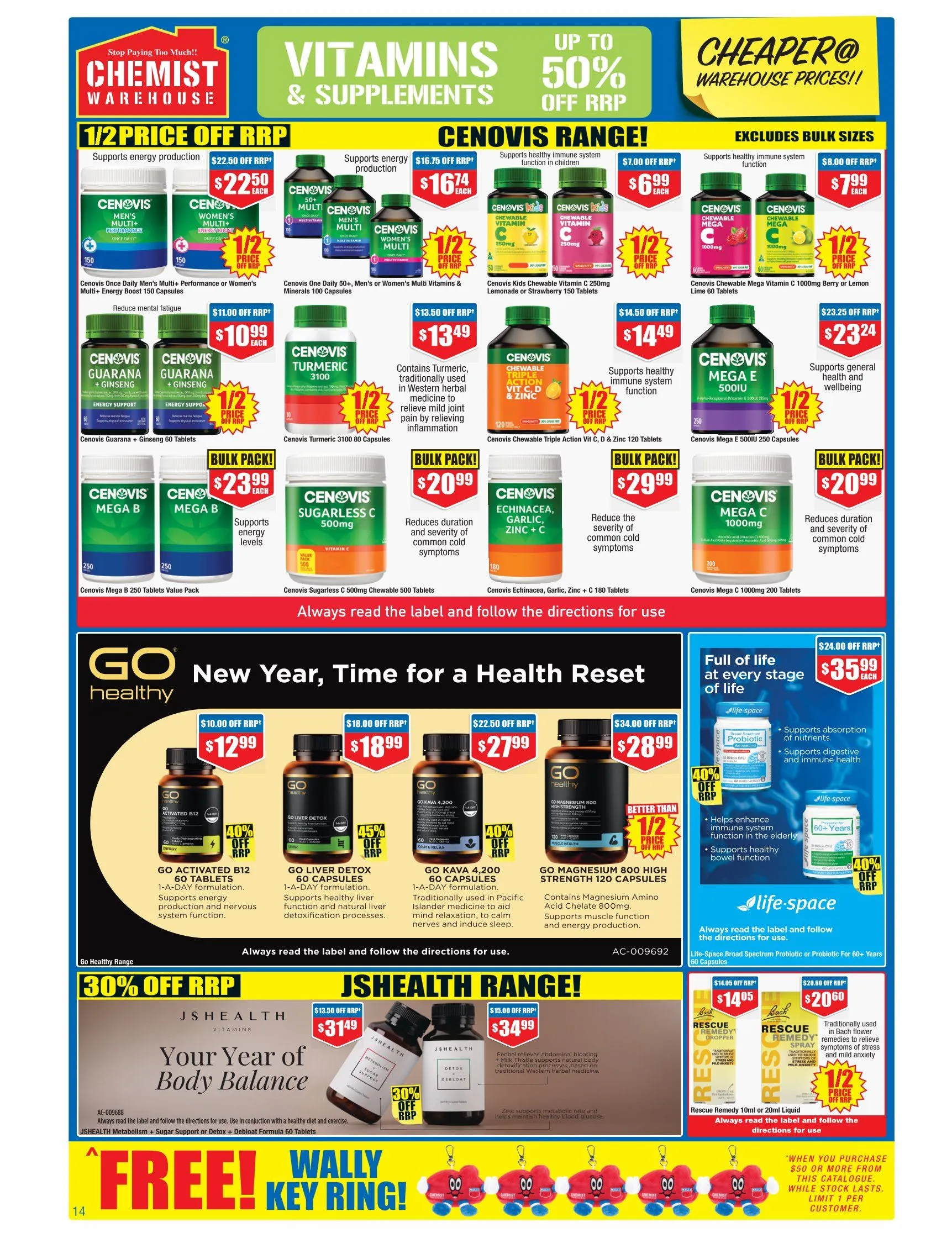  Chemist Warehouse Catalogues  - Catalogue valid from 1 January to 14 January 2026 - page 14