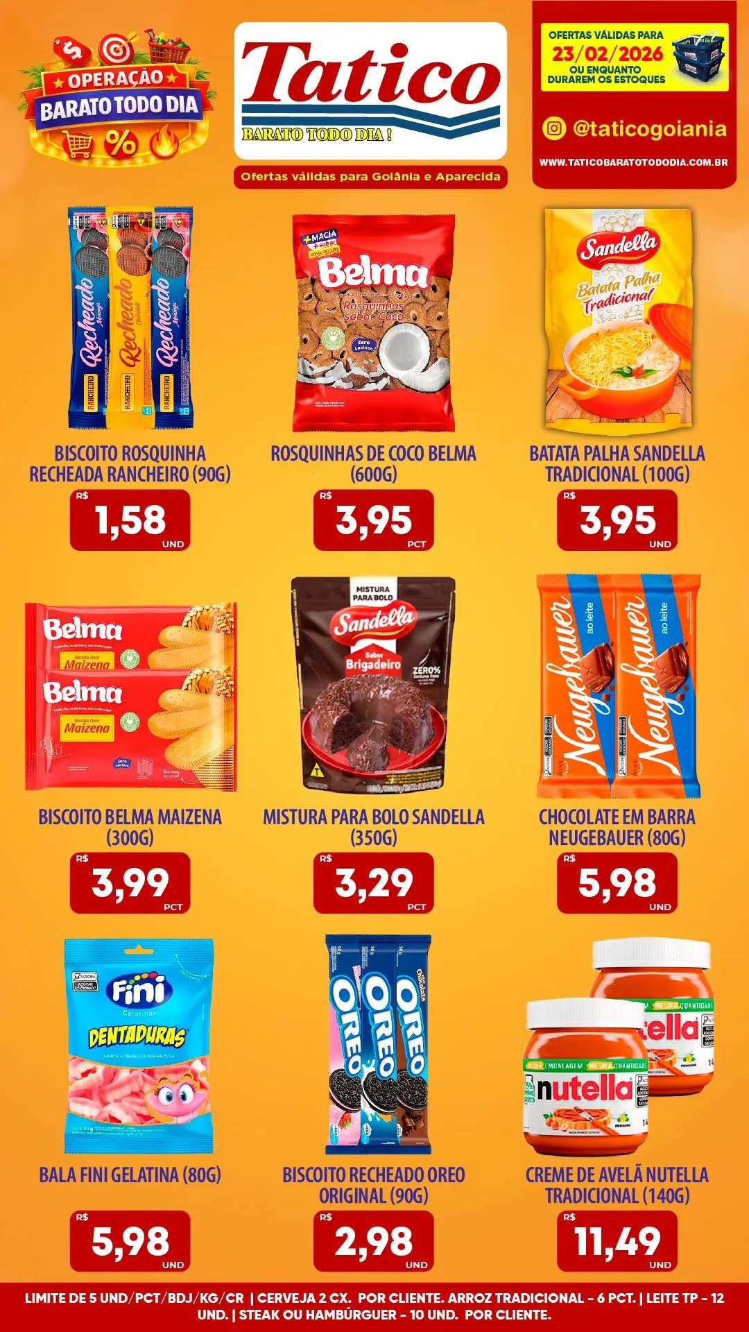Encarte de Folhetos Tatico 23 de fevereiro até 23 de fevereiro 2026 - Pagina 14