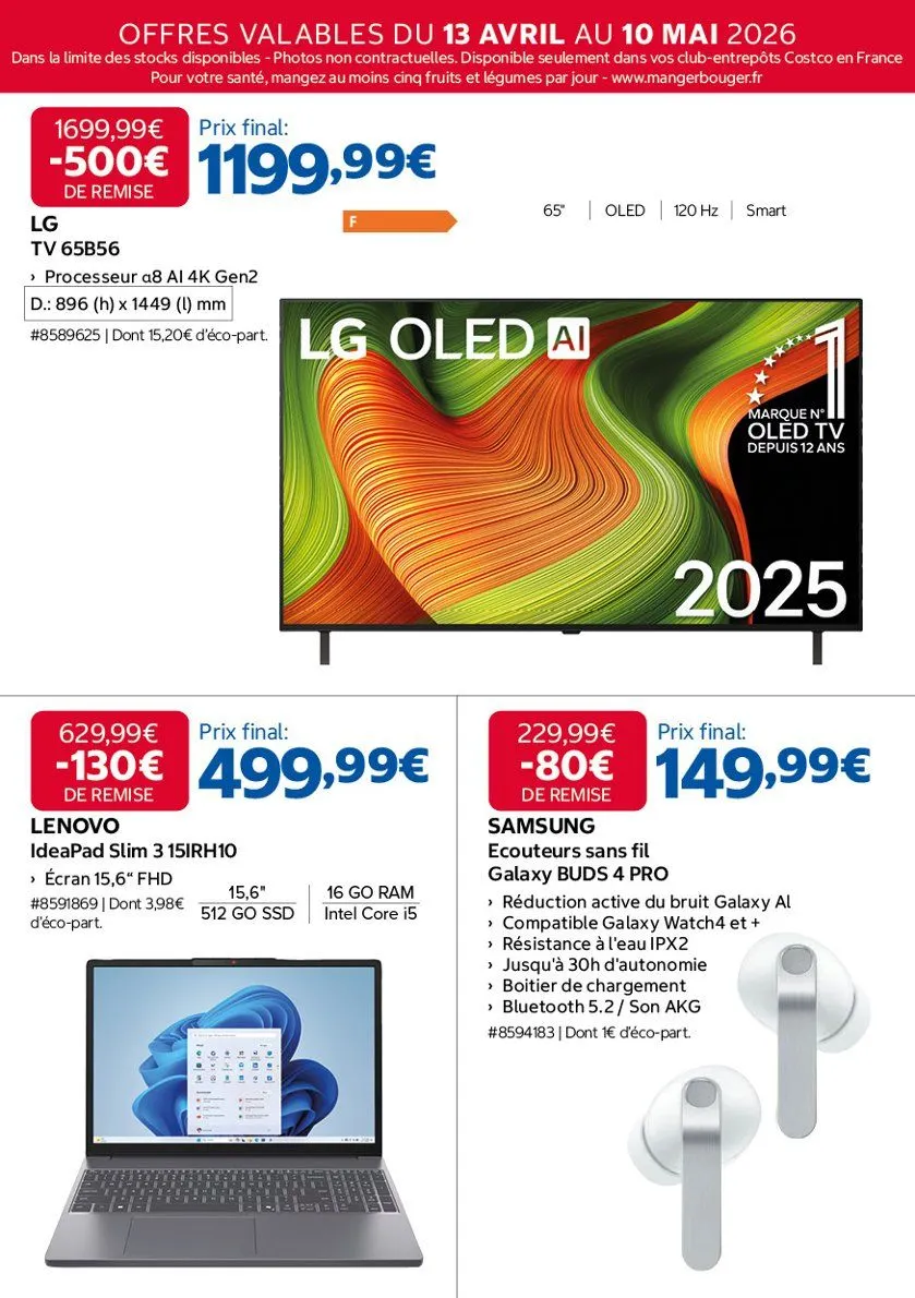 Costco Catalogue du 13 avril au 10 mai 2026 - Catalogue page 14