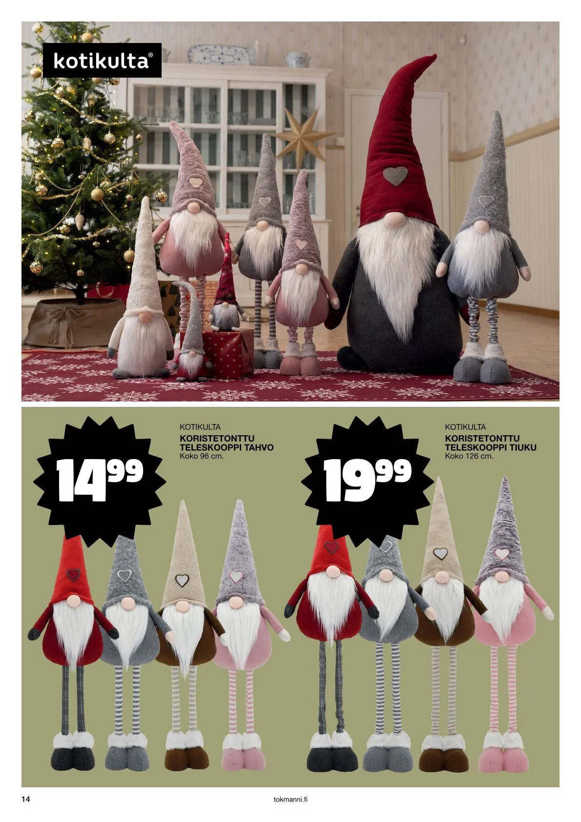  Tokmanni Tarjoukset voimassa alkaen 28. marraskuuta - 24. joulukuuta 2025 - Tarjouslehti sivu 14
