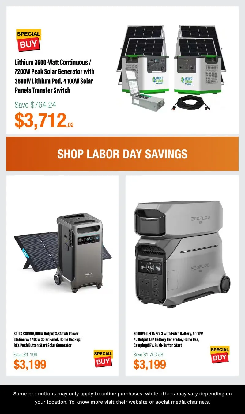 Weekly ad The Home Depot Labor Day from August 25 to September 10 2025 - Page 13