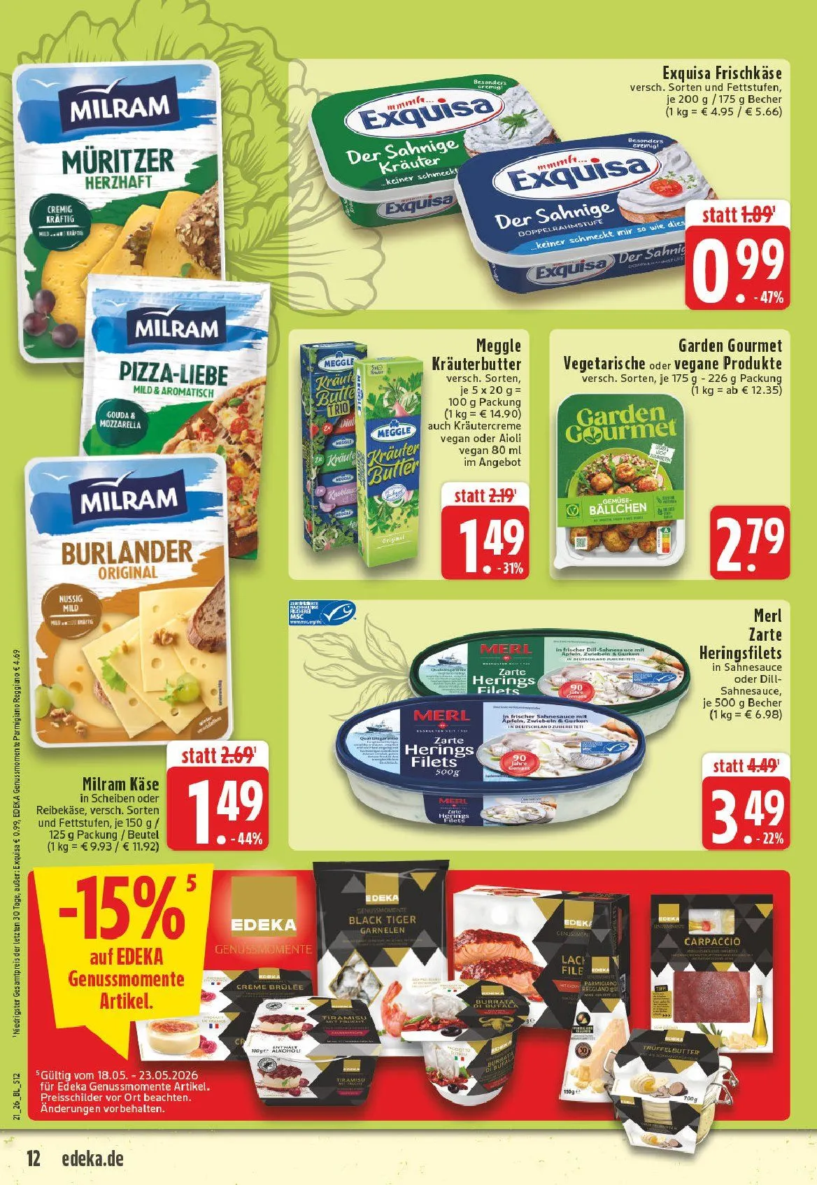 Edeka Angebote von 18. Mai bis 23. Mai 2026 - Prospekt seite 14