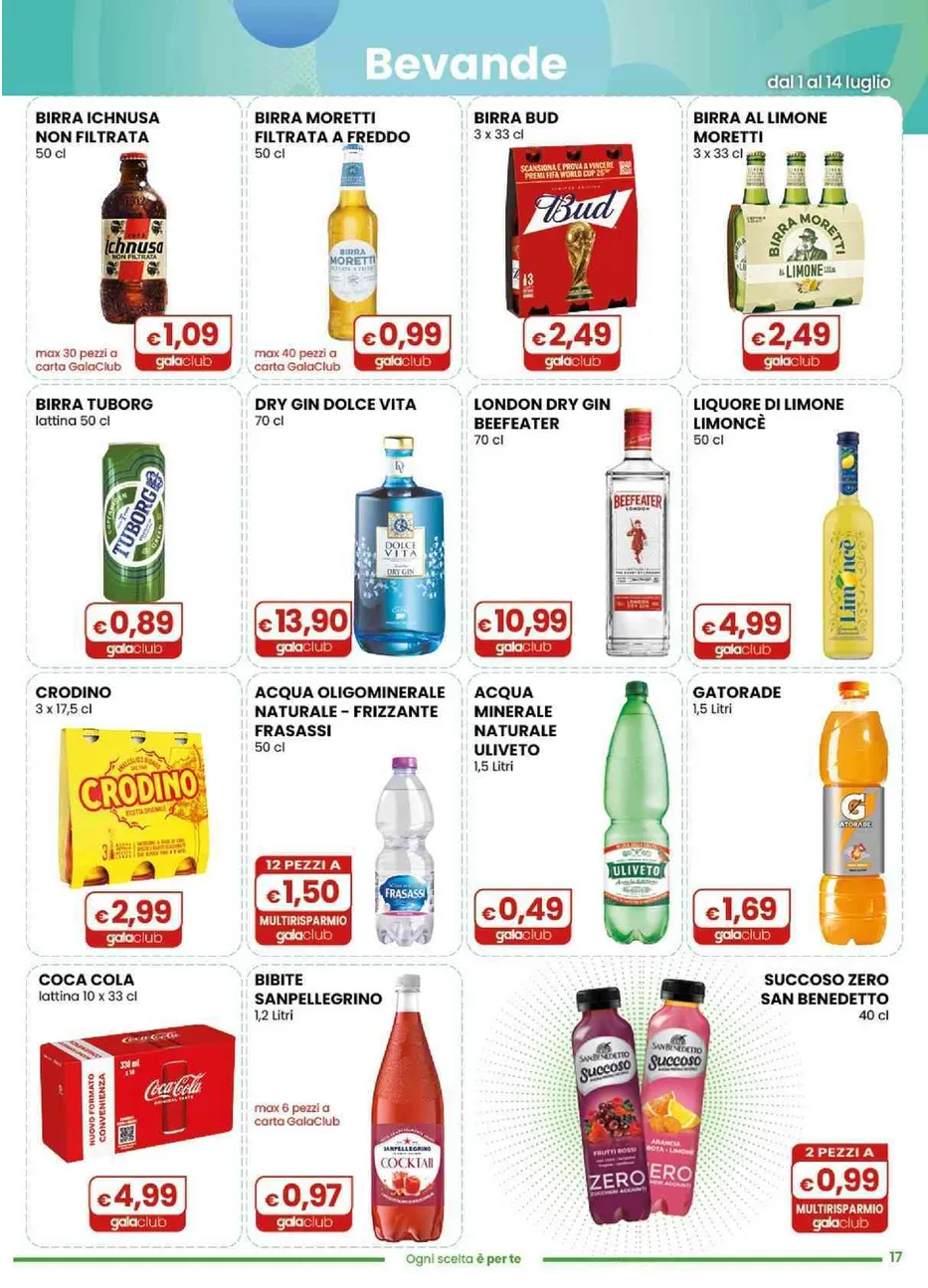  Volantini Gala Supermercati da 1 luglio a 14 luglio di 2026 - Pagina del volantino 14