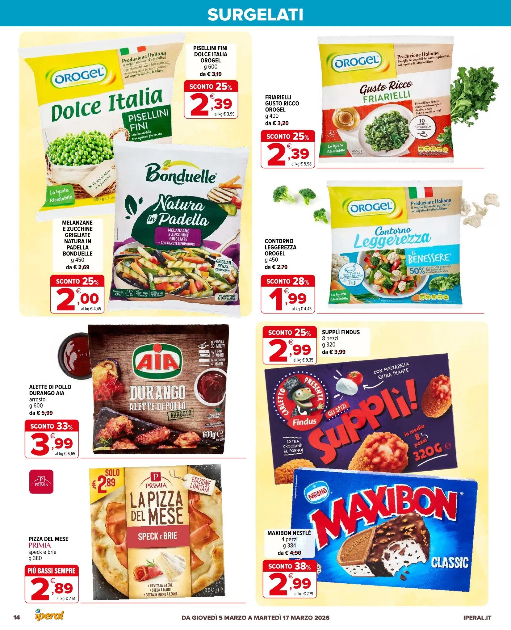  Iperal Volantino da 5 marzo a 17 marzo di 2026 - Pagina del volantino 14