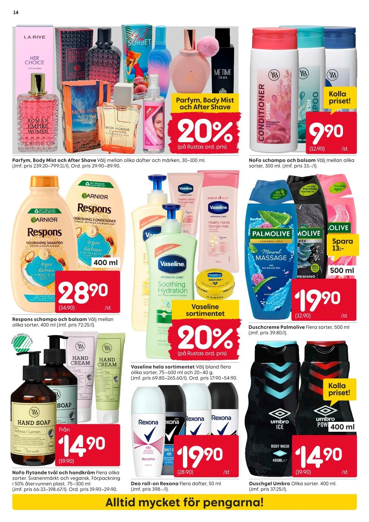 Rusta erbjudanden från 15 juni till 21 juni 2026 - Reklamblad sidor 14