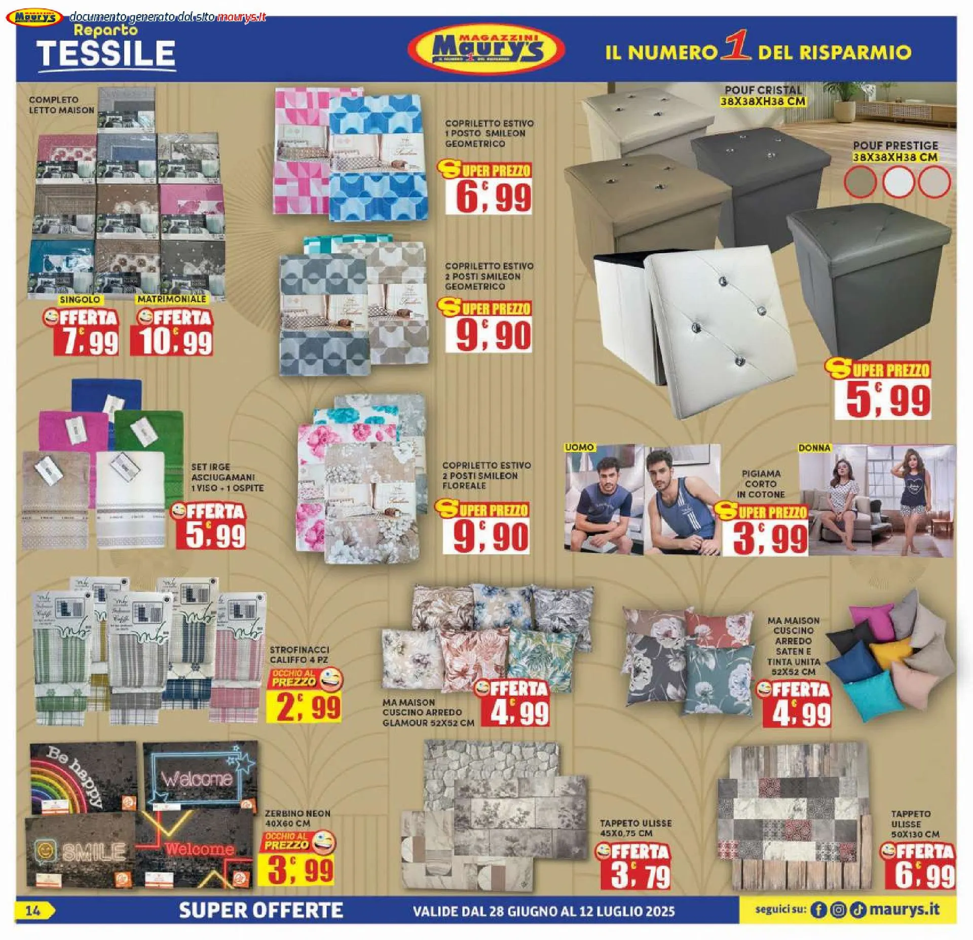 Maury's Promozione da 28 giugno a 12 luglio di 2025 - Pagina del volantino 14