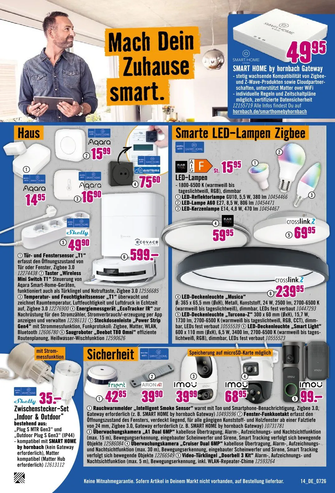 Hornbach Prospekte von 1. Juli bis 31. Juli 2026 - Prospekt seite 14