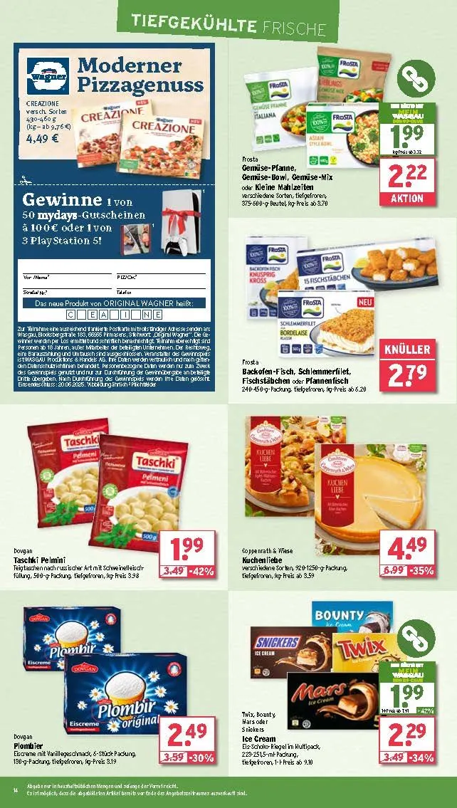 Wasgau Angebote von 10. Juni bis 14. Juni 2025 - Prospekt seite 14