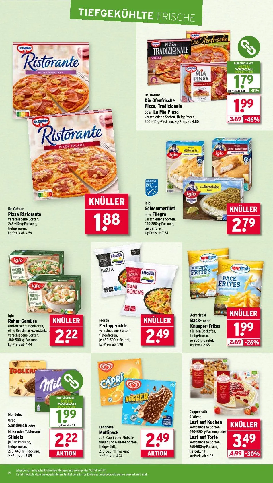 Wasgau Prospekte von 21. Juli bis 26. Juli 2025 - Prospekt seite 14