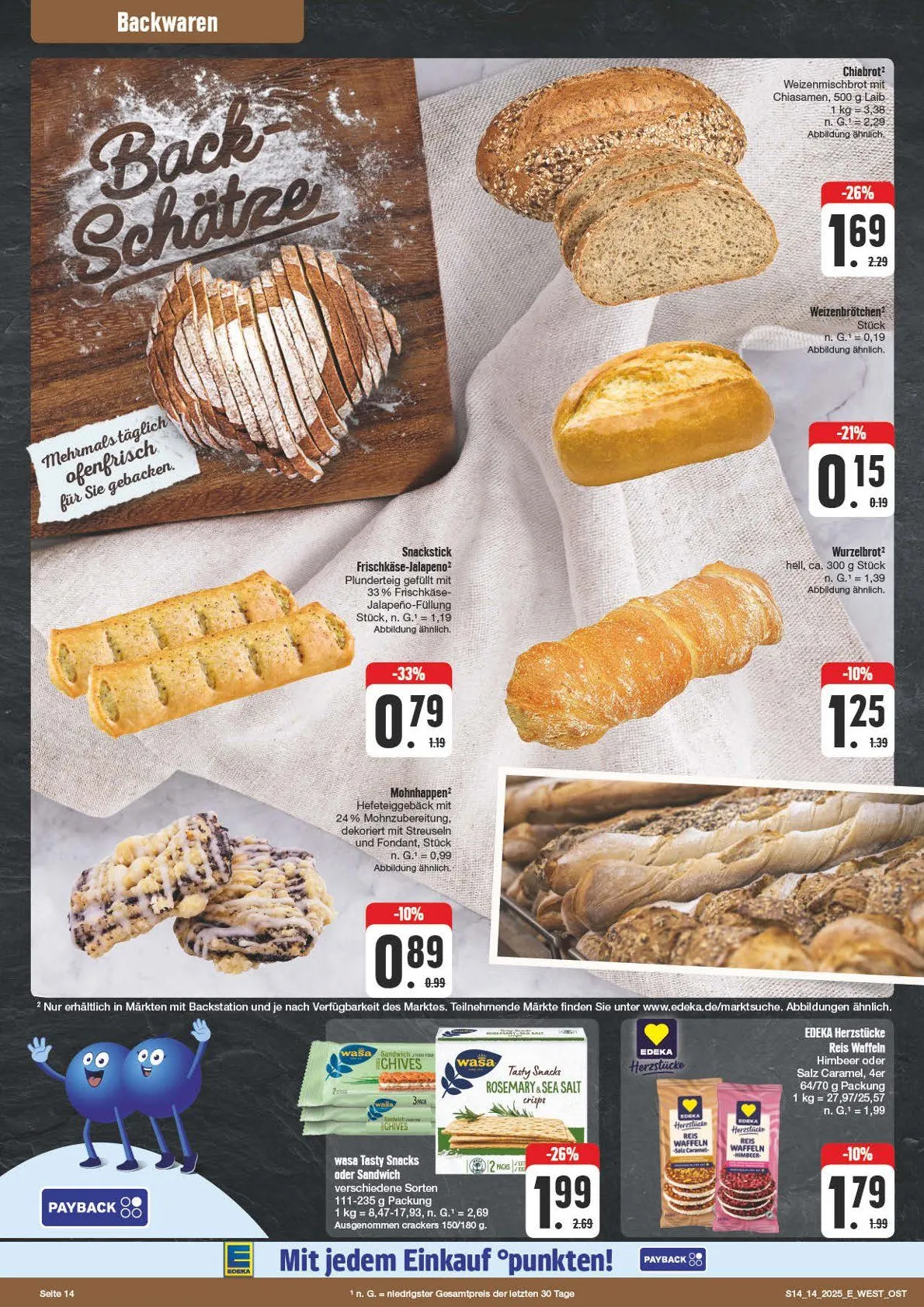 Edeka Prospekt von 31. März bis 5. April 2025 - Prospekt seite 14