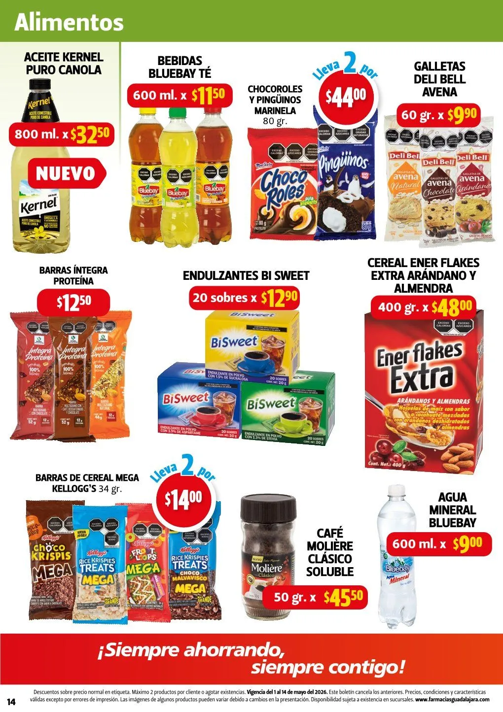 Catálogo de Farmacia Guadalajara Ofertas 1 de mayo al 14 de mayo 2026 - Pagina 14