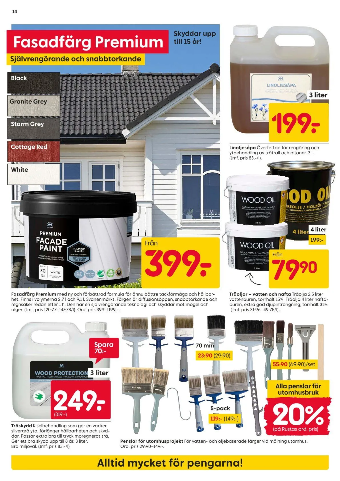 Rusta erbjudanden från 11 maj till 17 maj 2026 - Reklamblad sidor 14